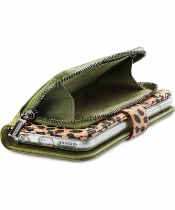 Mobilize Gelly Wallet Zipper iPhone 6(S) Plus/7/8 Plus Hoesje Olive