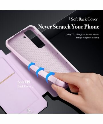 Dux Ducis Skin X Series Samsung Galaxy S22 Hoesje Book Case Roze