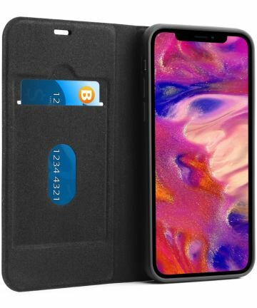 Apple iPhone 11 Pro Hoesje 2-in-1 Book Case en Back Cover Zwart