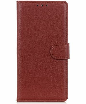 Samsung Galaxy S21 Ultra Hoesje met Pasjes Book Case Kunstleer Bruin