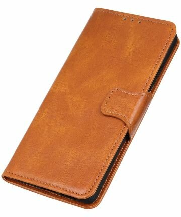 Samsung Galaxy S21 Ultra Hoesje Wallet Book Case Bruin