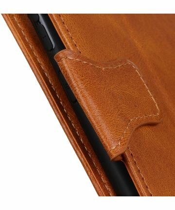 Samsung Galaxy S21 Ultra Hoesje Wallet Book Case Bruin
