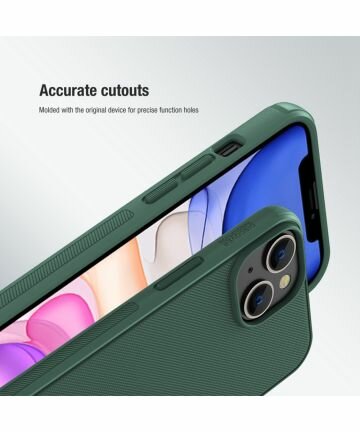 Nillkin Super Frosted Shield Apple iPhone 14 Hoesje Zwart