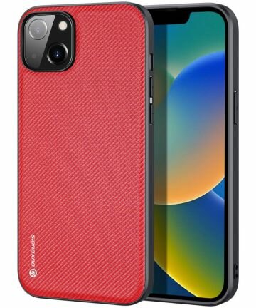 Dux Ducis Fino Series Apple iPhone 14 Max Hoesje Back Cover Rood