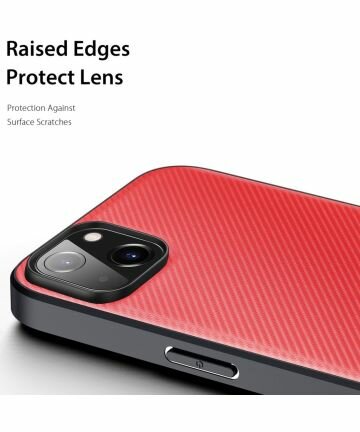 Dux Ducis Fino Series Apple iPhone 14 Max Hoesje Back Cover Rood
