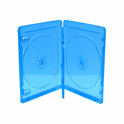Blu-Ray doosjes 3 disc transparant blauw 3 stuks 14 mm 