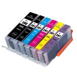 Huismerk Canon pixma TS9551 inktcartridges CLI-581 XL / PGI-580 XL set 6 stuks Huismerk Canon pixma TS9551 inktcartridges CLI-581 XL / PGI-580 XL set 6 stuks