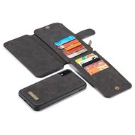 CaseMe 2 in 1 Zipper Wallet voor iPhone 11 Pro Max Zwart