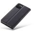 CaseMe Retro Wallet Slim voor iPhone 12 / 12 Pro (6.1") Zwart_