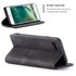 CaseMe Retro Wallet Slim voor iPhone SE 2020/8/7 Zwart_